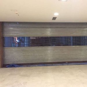 Rolling Shutter With Center Grill